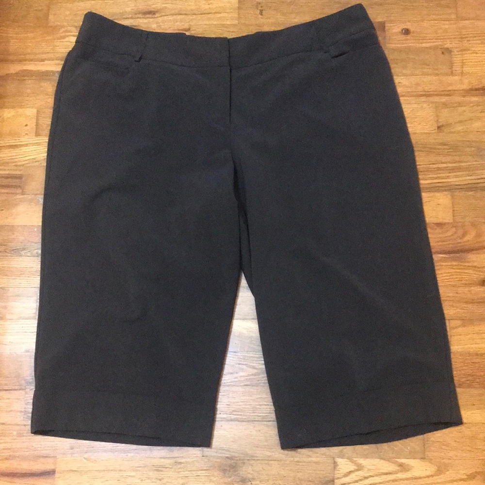 22w choxolate brown wide legs Capri / Culottes